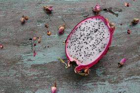 tropical pink fruit