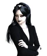 dark gothic girl 3d drawing