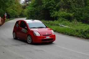mini car on the road