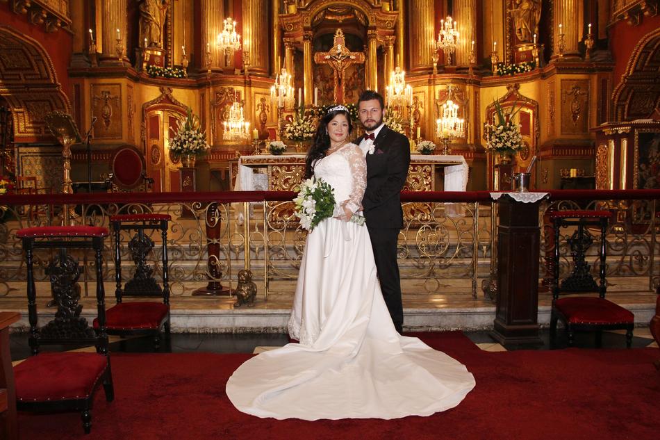 Wedding Couple Church