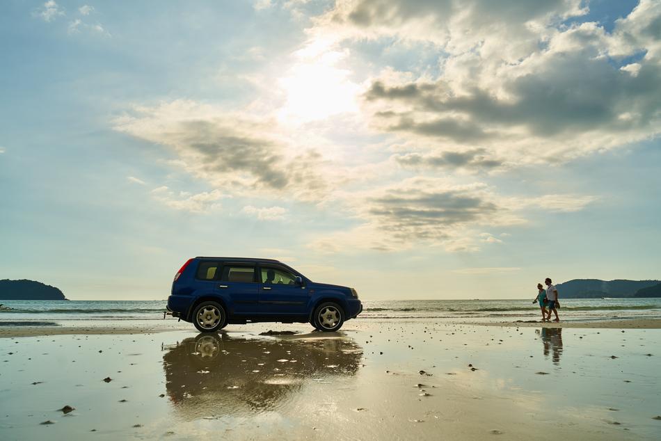 Car Jeep Beach
