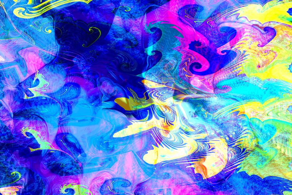 colorful background, abstract watercolor digital art