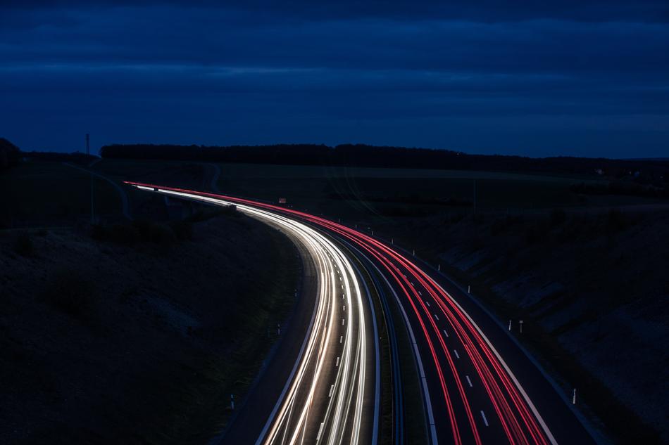 Tracer Long Exposure Highway