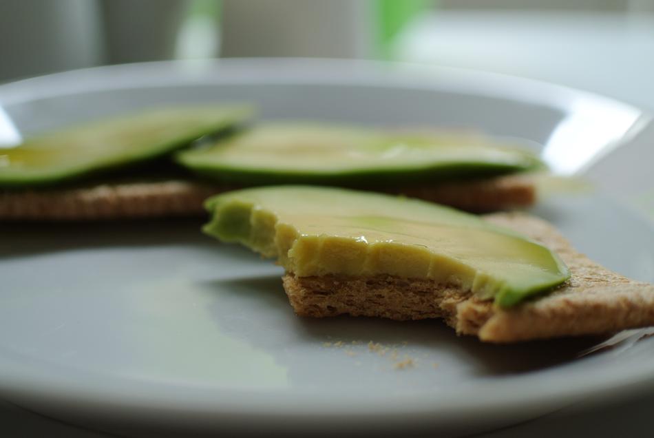 Healthy vegetables on bread
