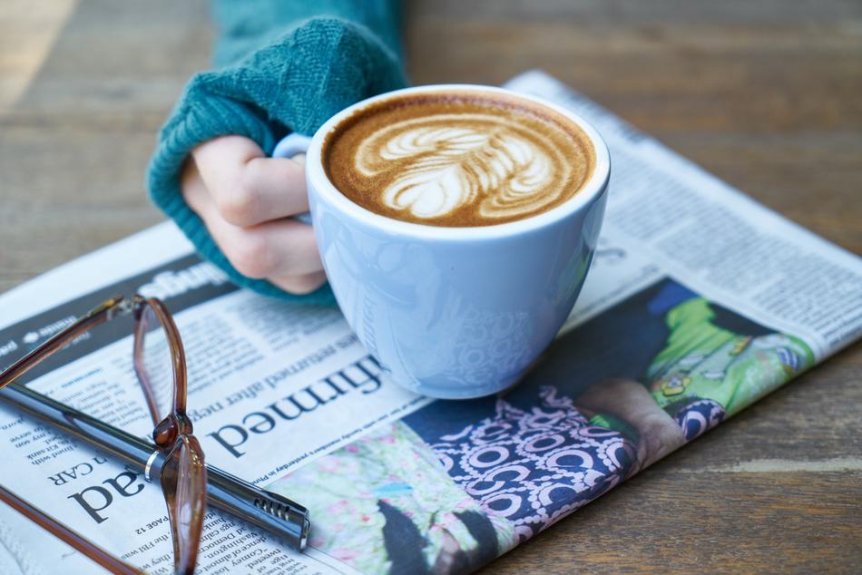cozy rest with coffee