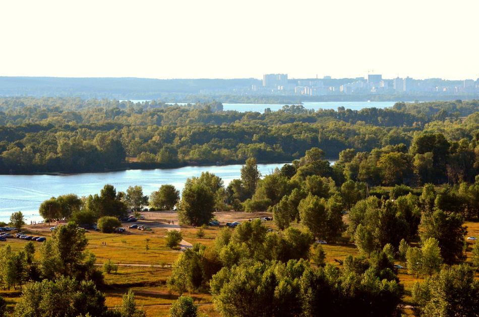 Desna River nature Landscape