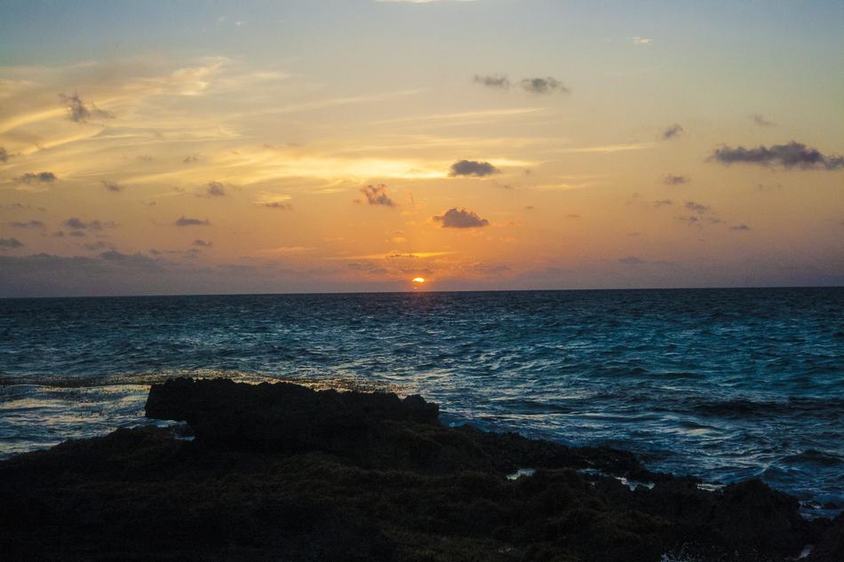 Sun Dawn over Sea