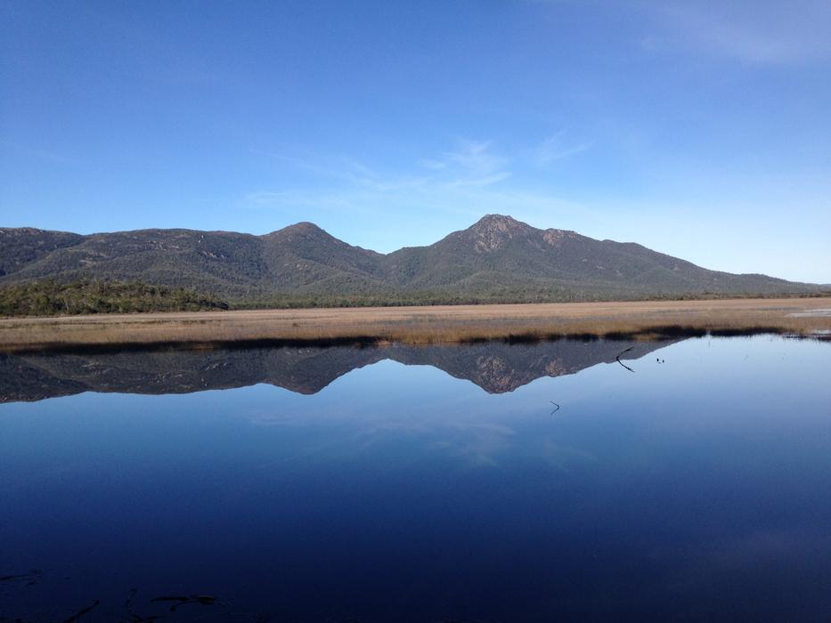 Mountain Reflection in Nature