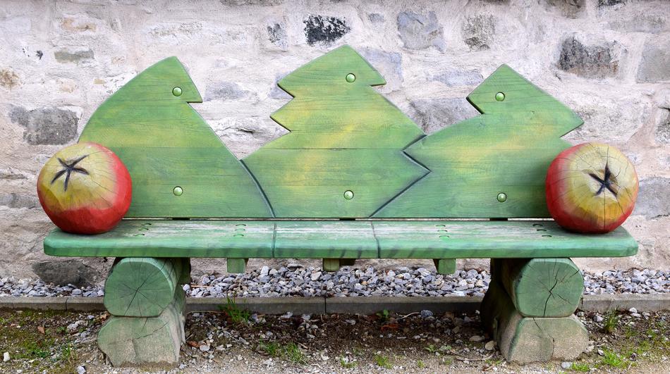 fancy park bench