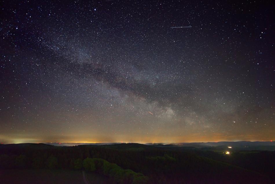 Milky Way Night Starry sky
