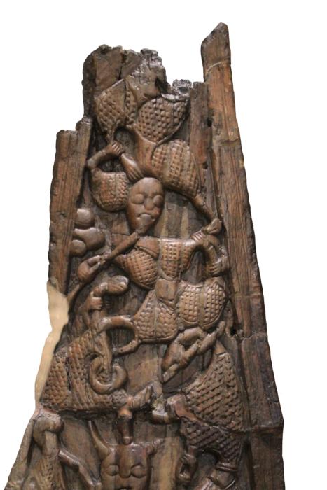 Wood Carving Viking Ship