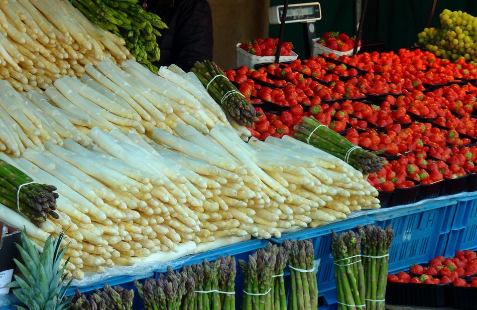 Tasty healthy asparagus