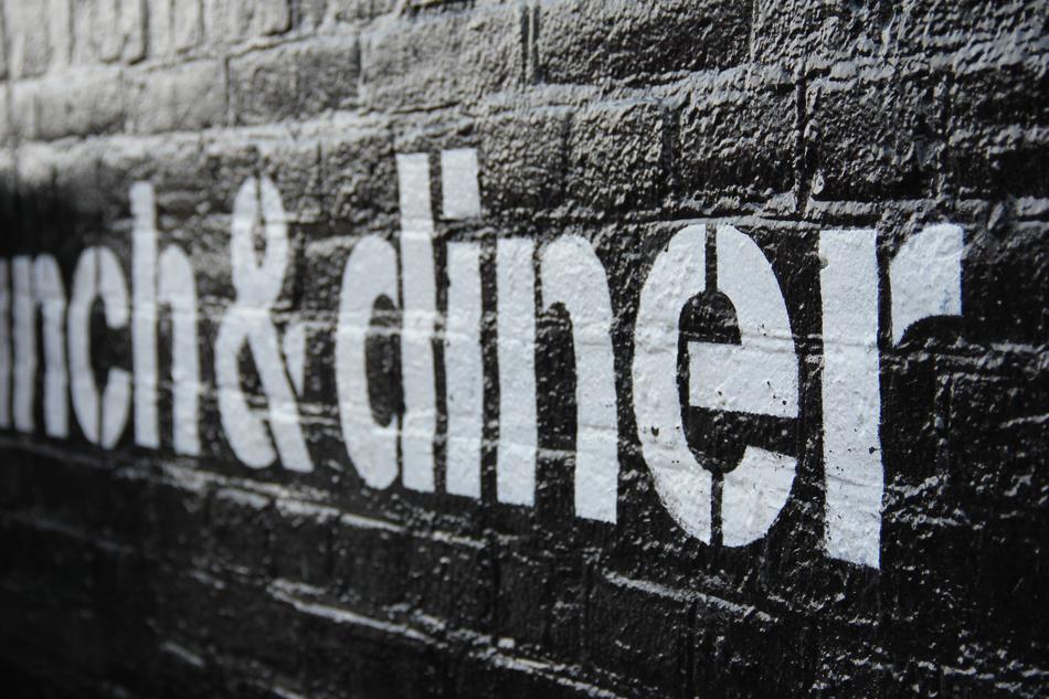 writing on the wall is white