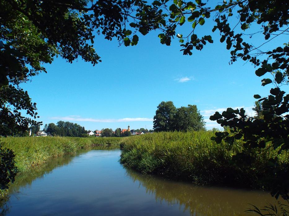 Wollishausen Schmutter Nature view