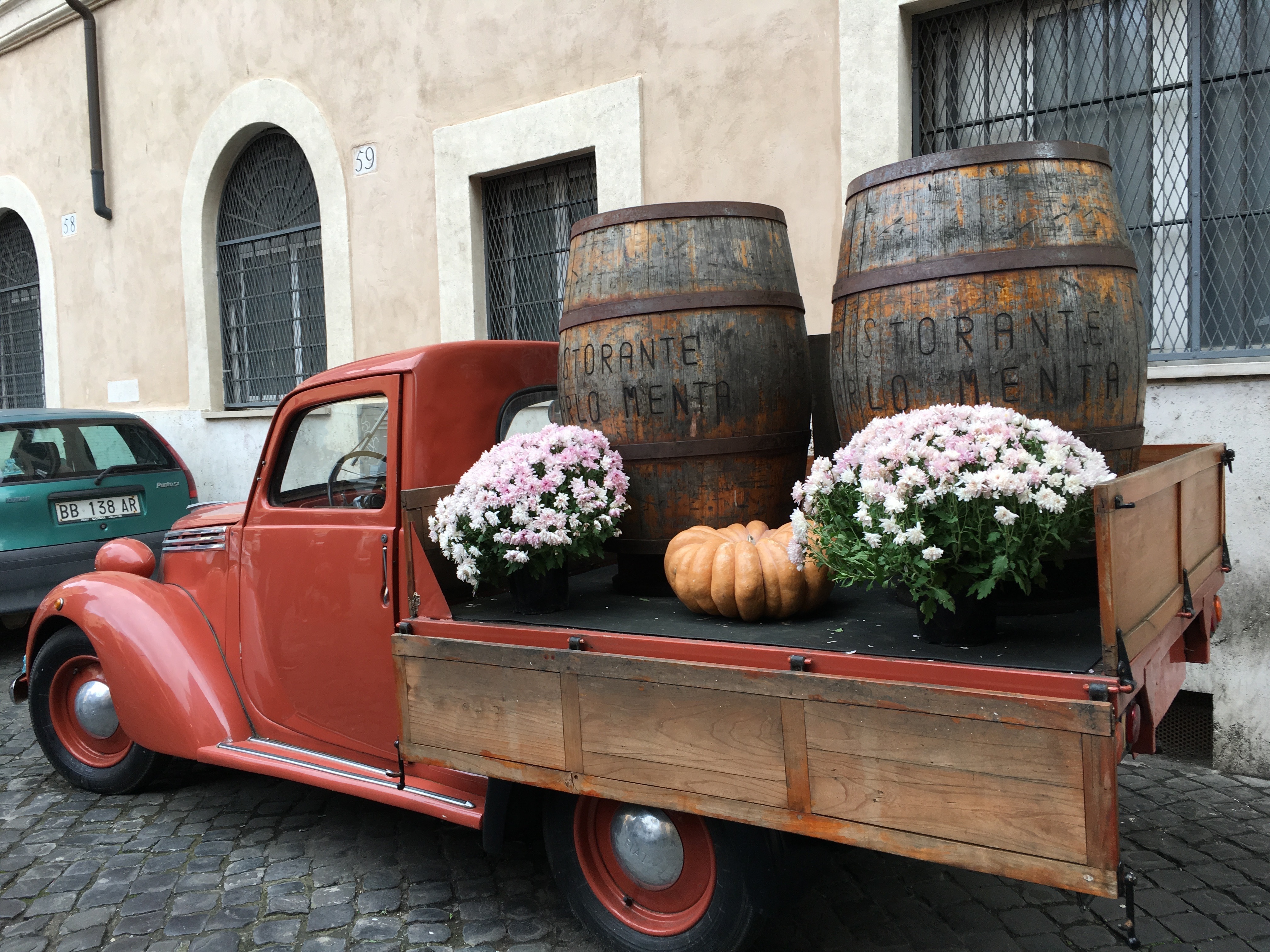 Vehicle with Flowers