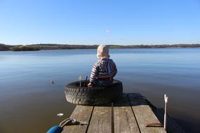 Child Lake water