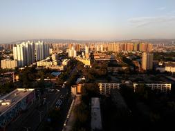 morning sun City