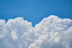 Blue sky white Clouds background