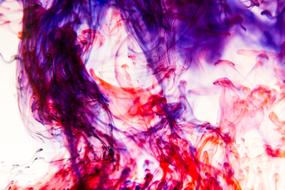 colorful Ink Paint In Water