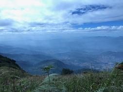 Mountains Sky Surfing