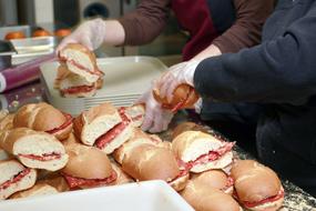 sandwich preparation