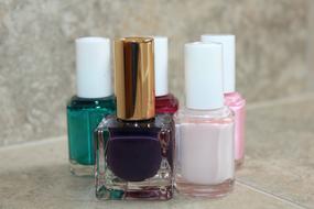 Nail Polish colors bright