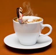 funny picture of a girl on a mug