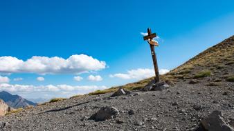 Panel Hiking Mountain