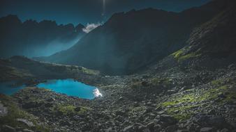 Lake Mountains Color