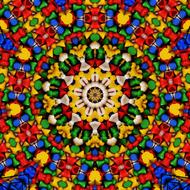 multicolored digital kaleidoscope