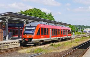 Train Station Husum Platform