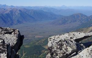 beautiful view of the mountainous terrain