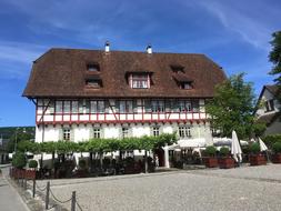 colorful view of the building