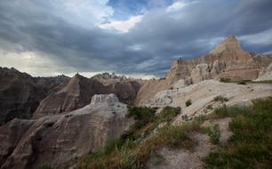 Badlands South Dakota mountain Landscape