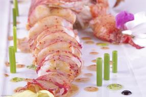 fish platter with vegetables