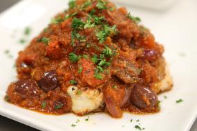 vegetable stew in sauce