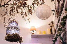 Cage Lamp Tree