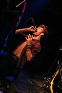 Singer with Microphone