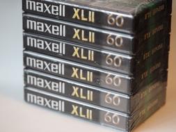 Casette Compact maxell xlii 60