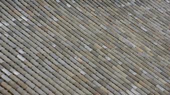 Year Greetings Temple Roof Tile