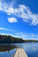 Dock Lake Sky