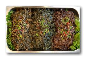 spicy vegetables on a plate