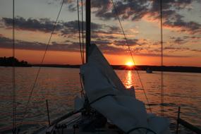 Sunset Clouds Sail