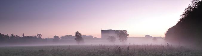 The Fog National Library in Warsaw