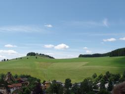 Landscape of geen hill Nature