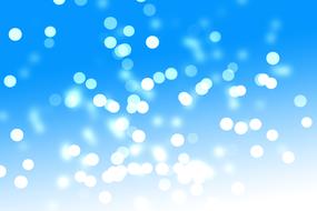 christmas bokeh blue background