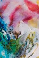abstract painting wax encaustic
