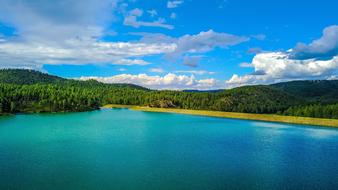 Lake Side Mountain Landscape