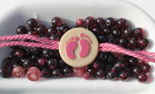Art Craft pink Beads