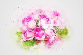 pink flowerbud pattern
